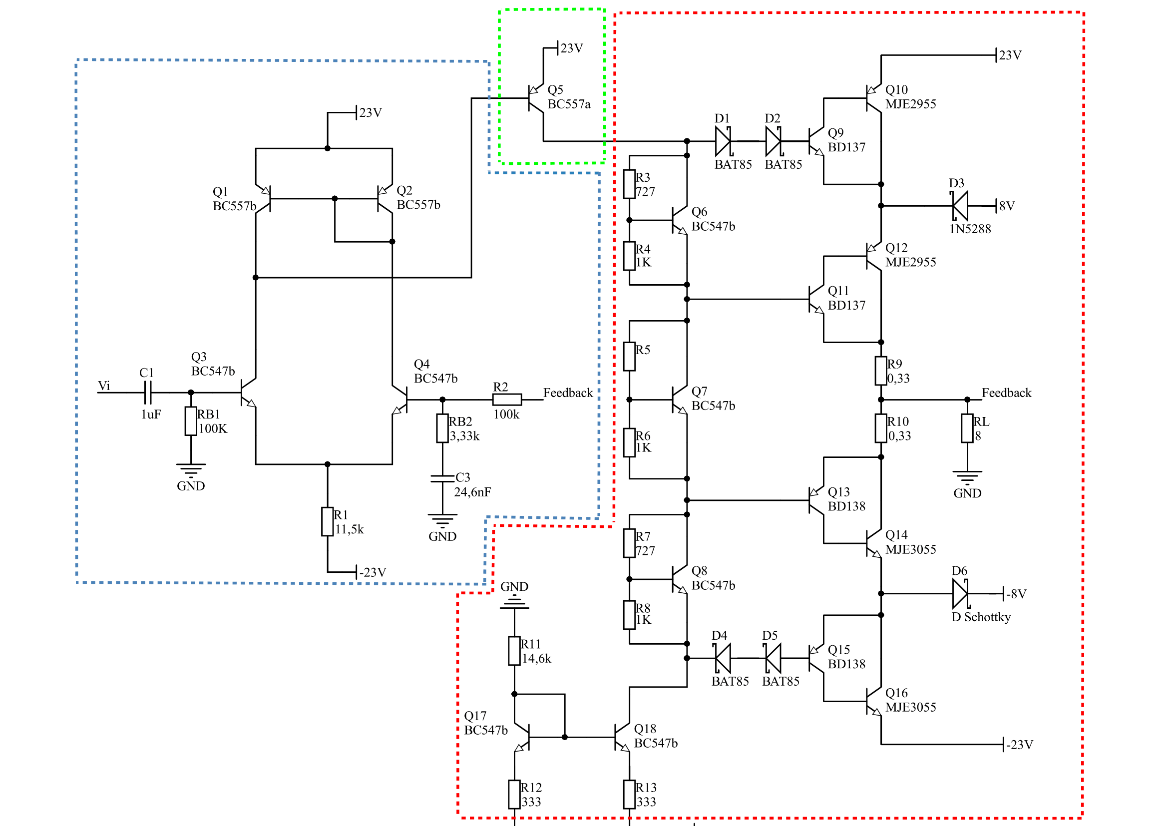 Class G amplifier project