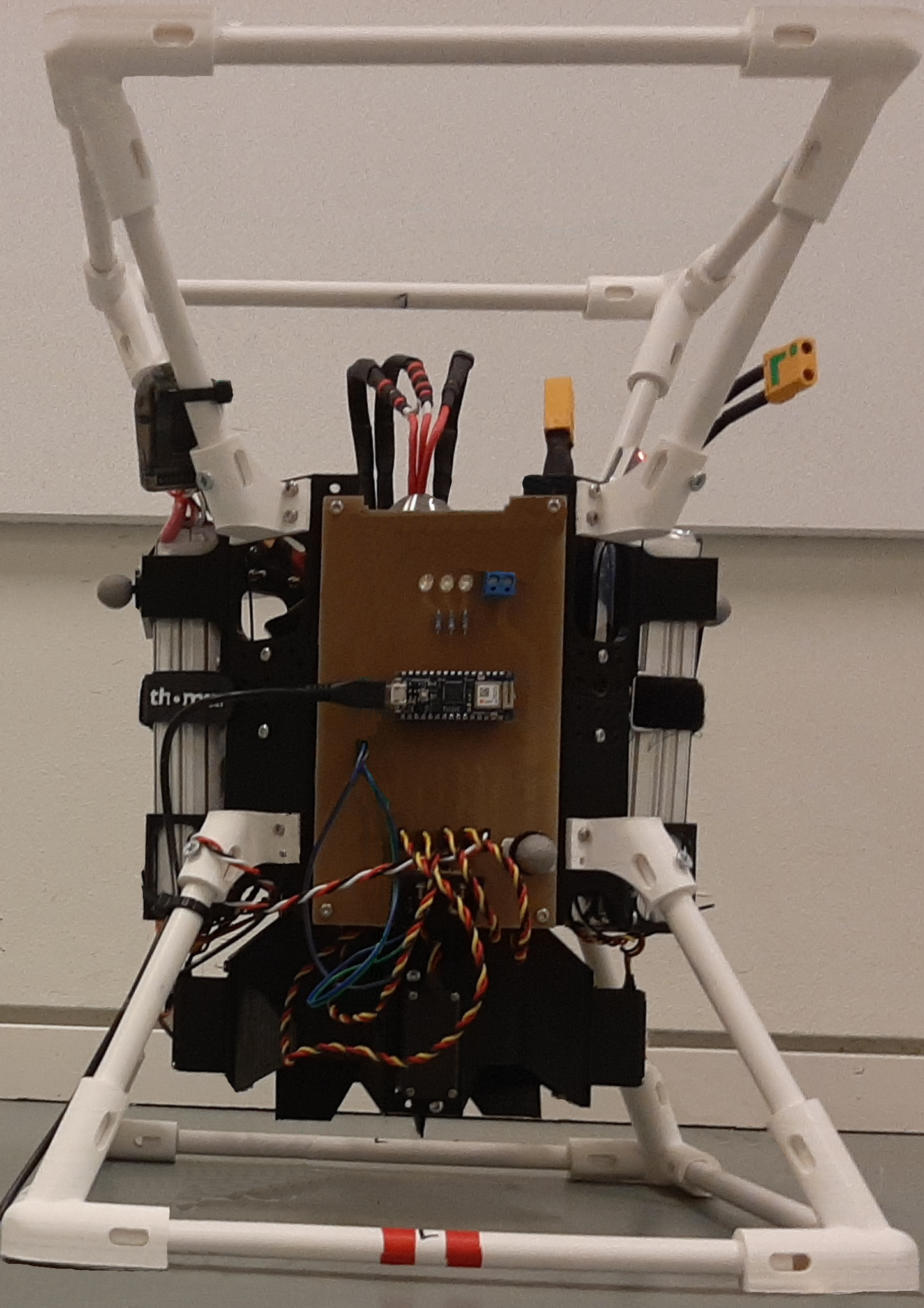 The single-fan VTOL UAV prototype